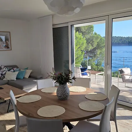 Olivabeachhouse - Direct Waterfront & Mooring Ubytování v soukromí Barbat na Rabu